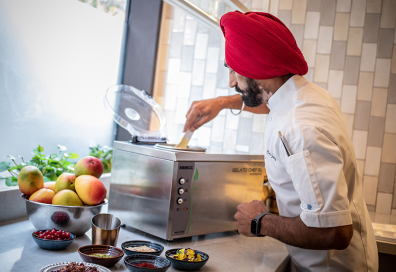 Ice cream machine a dream for chef who s gone green