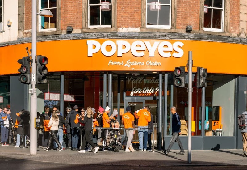 Popeyes UK expansion to take portfolio up to 50 sites this year